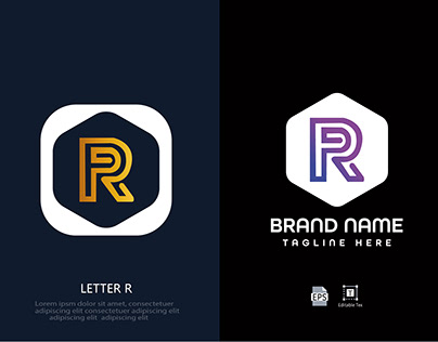 r letter logo