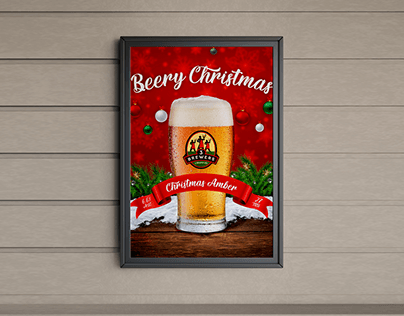 3Brewers - Beery Christmas (Poster Design)