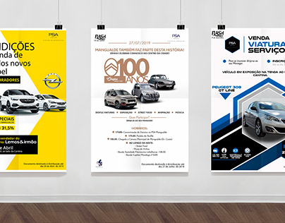 PSA Mangualde Posters - Events and Car Sales