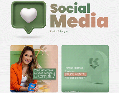 Design p/ Social Media | Psicóloga