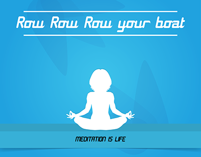 Meditation Banner | Infographics | Adobe Illustrator