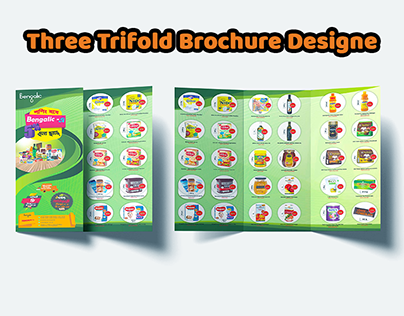 three fold brochure Design