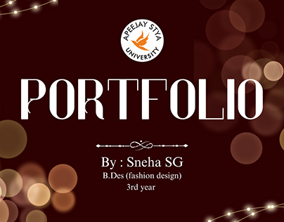 Sneha SG fashion portfolio