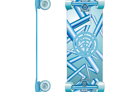 Blue Grass Skateboard Design