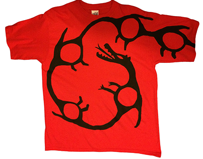 Infinite Dragon red tshirt