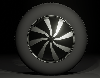 3D Tire & Rim design