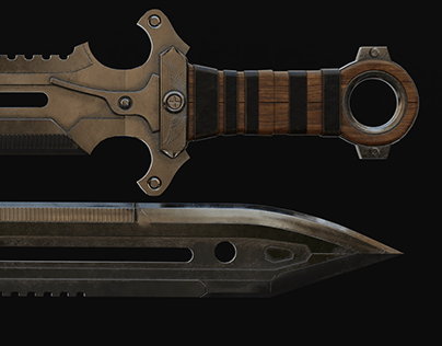 Project thumbnail - LOW-POLY 3D KNIFE