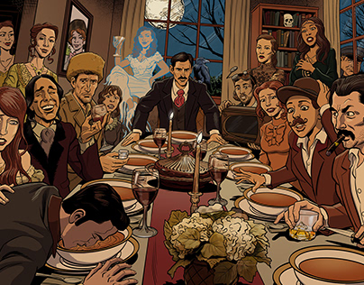 Project thumbnail - Edgar Allan Poe's Murder Mystery Dinner Party
