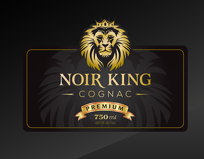 Noir King Cognac Packaging Design