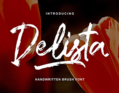 Delista – Handwritten Brush Font