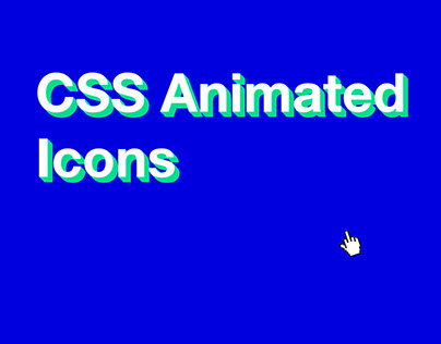 Animated CSS Icons | Little big details