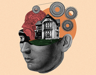 Ilustração Editorial - Inside the Mind of a Criminal