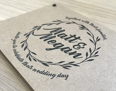 Wedding Logo and Invite