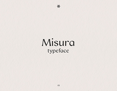 Misura typeface