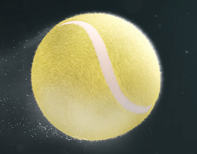 TENNIS BALL - MODELING + COMPOSITING