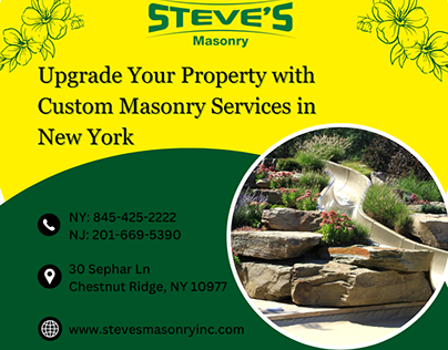 Upgrade Your Property with Custom Masonry Services NY