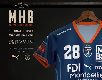 MONTPELLIER HANDBALL | Official kit - LNH Away 23/24