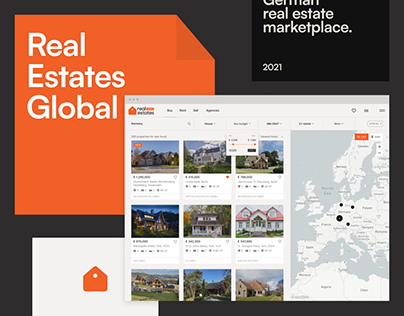 Real Estates Global - Website & Visual identity