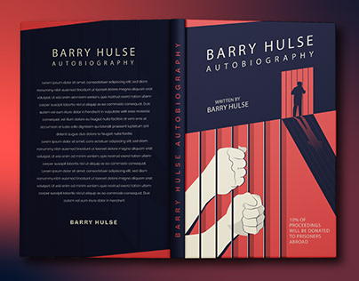 Barry Hulse Autobiography | Book Cover Design