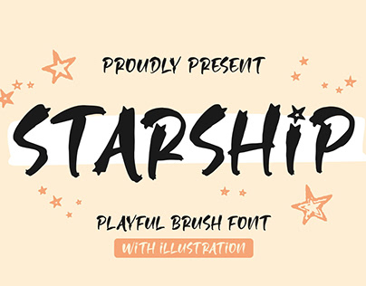 STARSHIP - Playful Brush Font