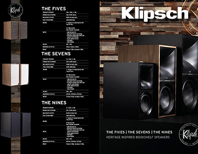 Klipsch Heritage inspired brand brochure
