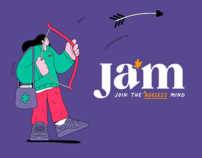 Jam. Join the Ageless Mind | Branding