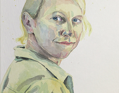 Portraits with watercolors