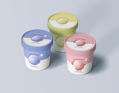 Ice cream packaging design / ice cream design