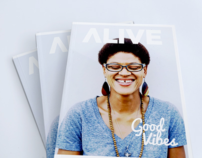 ALIVE Magazine Redesign: The Good Vibes Issue
