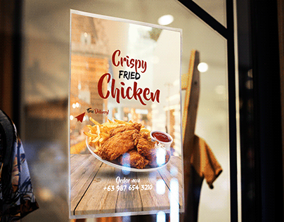 Crispy Fried Chicken - Poster Design