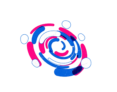 Flickr stroke 2d logo animation