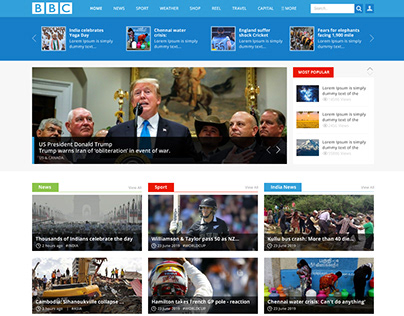 Website Redesign BBC.com