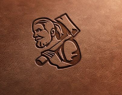 Логотип Камчатка. Кожевенных дел мастер