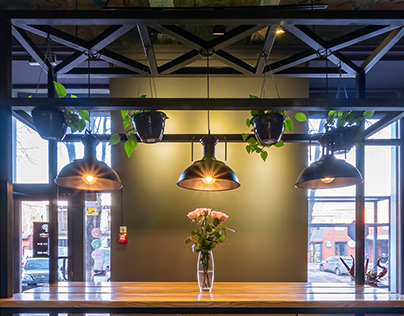 Interior design coffee shop Parcoffka by Planar Design