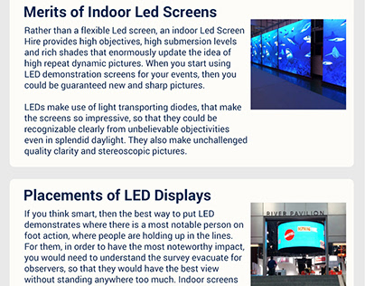 Merits and Settlements of Led for Indoor Use