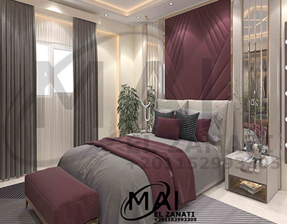 Modern Design for MASTER BEDROOM in Zagazig