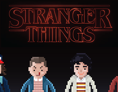 Stranger Things Pixels