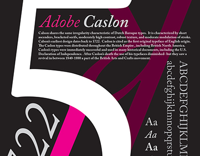 Adobe Caslon Poster