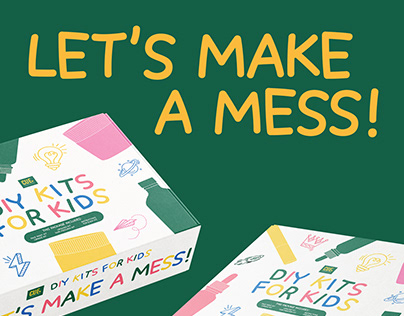 DIY Kit for Kids | Packaging Design for Cue Games