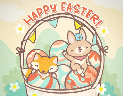 Haru and Furi - Happy Easter