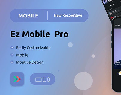 Ez Mobile App Pro Web Template