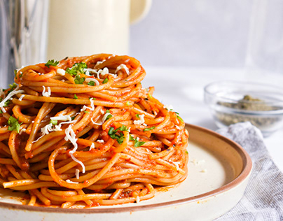 Spaghetti in Red Sauce