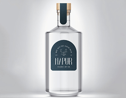 NAPUR - Gin branding and packaging