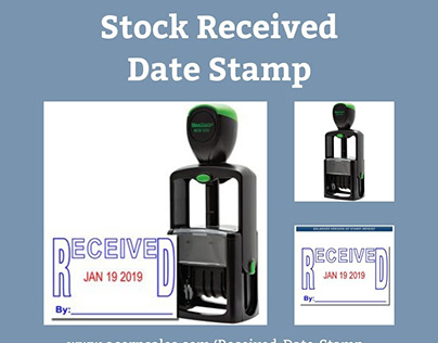 Stock Received Date Stamp | Stock Stamps