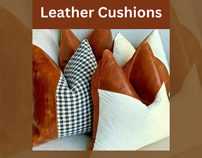 The Exquisite Leather Cushions Offer High-End Comfort