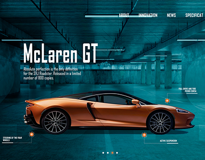концепт для сайта McLaren/concept for site McLaren