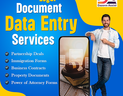 Dazonn Assist's Legal Documents Data Entry Services