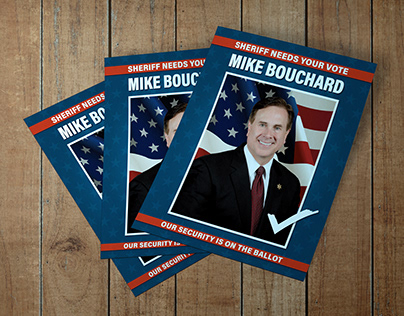 Election mailer design and layout