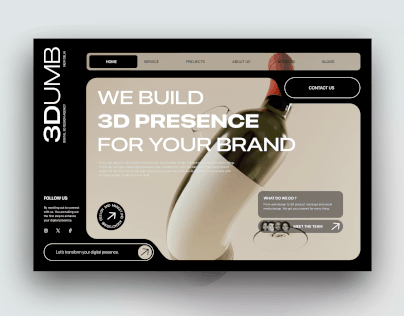 3DUMB© Design Agency Website