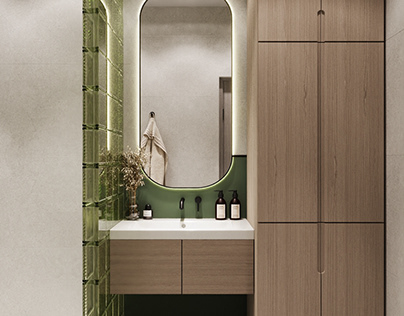 Ванная комната в современно стиле